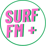 Surf FM+ 100% music logo