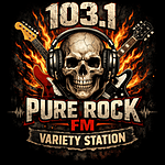 103.1 Pure Rock FM logo