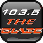 KHSL 103.5 The Blaze FM logo