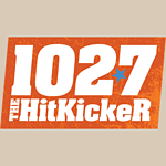 WHKR 102.7 The Hitkicker logo