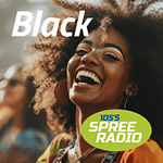 105'5 Spreeradio Black logo