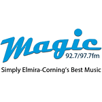 WENY Magic 92.7 & 97.7 logo