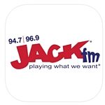 WWRF 94.7 FM & 96.9 FM Jack FM logo