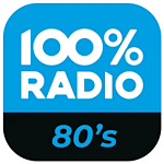 100% Radio 80s logo