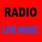 Radio live music logo