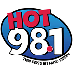 WDUL Hot 98.1 logo