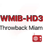 WMIB-HD3 Throwback Miami logo