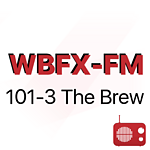 WBFX 101.3 The Brew logo