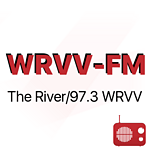 WRVV The River 97.3 logo