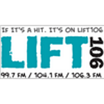Lift 106 106.3 logo