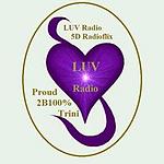 LUV Radio Proud 2B100% Trini logo