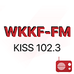 WKKF-FM KISS 102.3 logo