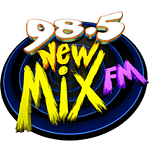 WUFP-LP New Mix 98.5 FM logo