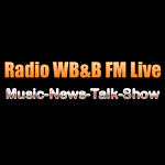 WB&B Radio Station 95.5 FM logo