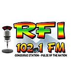 RFI 102.1 FM logo