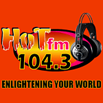 HOT FM Radio The Gambia 104.3 logo
