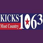WQCC Kicks 106.3 FM logo
