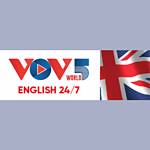 VOV 5 World 24/7 English logo