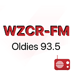 WZCR-FM Oldies 93.5 logo