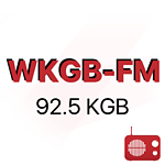 WKGB-FM 92.5 KGB logo