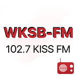 WKSB 102.7 Kiss FM logo
