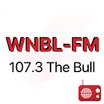 WNBL-FM 107.3 The Bull logo
