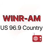WINR-AM US 96.9 Country logo